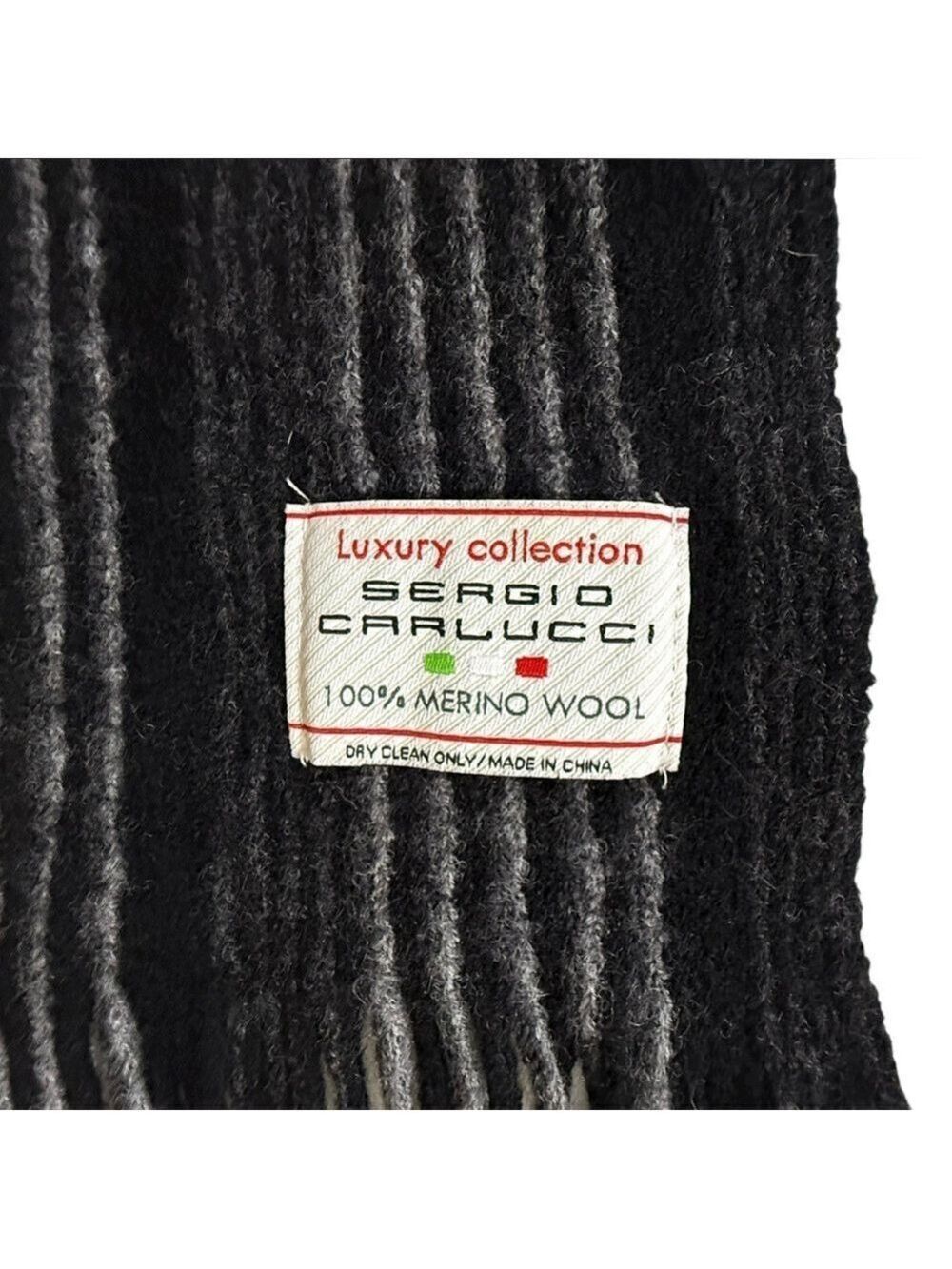 Sergio Carlucci Luxury Collection Merino Wool Scarf Unisex - Picture 5 of 8